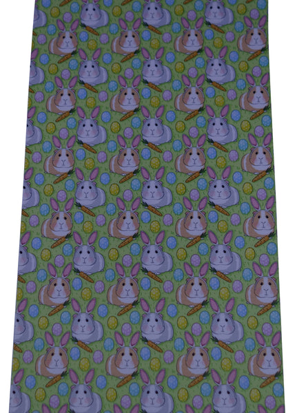 "Easter Guinea Bunny" Textured Faux Leather Sheet