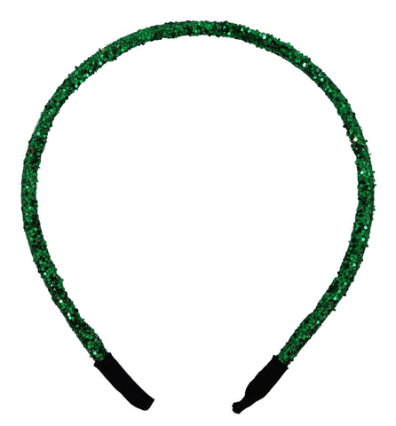 "Green" Glitter Headband - CraftyTrain.com