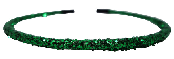 "Green" Glitter Headband - CraftyTrain.com