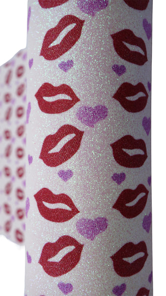 "Hearts & Lips" Fine Glitter Sheet - *IMPERFECT*