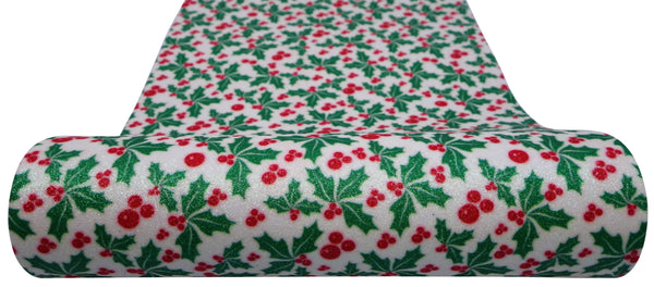 "Boughs of Holly" Fine Glitter Sheet