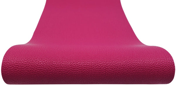 "Hot Pink" Pebble Textured Faux Leather sheet - CraftyTrain.com