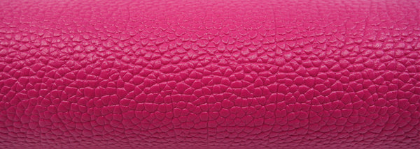 "Hot Pink" Pebble Textured Faux Leather sheet - CraftyTrain.com