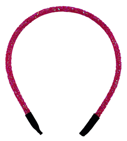 "Hot Pink" Glitter Headband