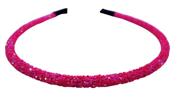 "Hot Pink" Glitter Headband