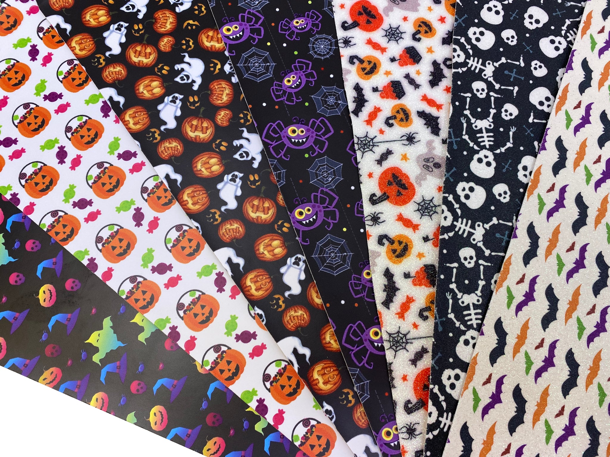 Halloween Bundle - Faux Leather & Fine Glitter Sheets