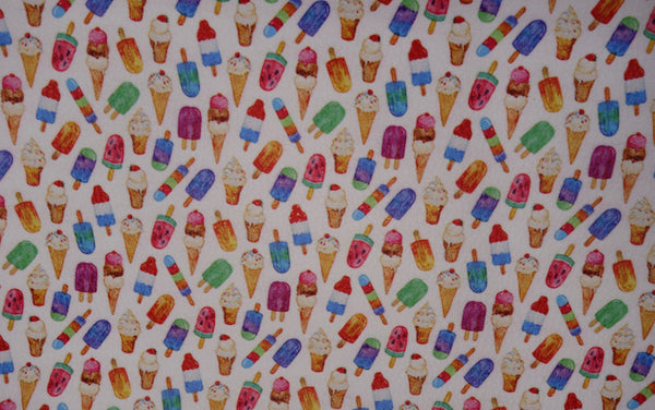 "Ice Cream Social" Textured Faux Leather sheet