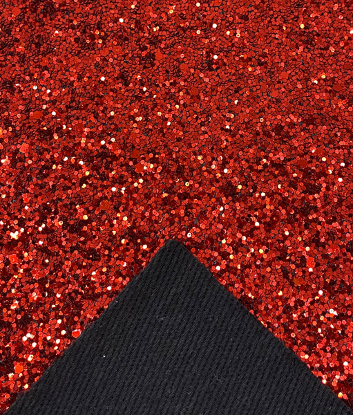 "Deep Red" Premium Glitter Sheet