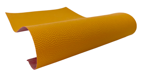 "Butterscotch Yellow" Cobblestone Textured Faux Leather Sheet