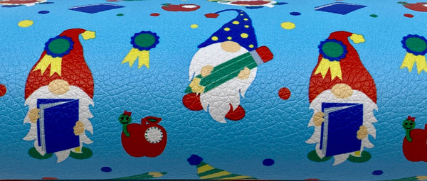 "Gnome Teacher" Textured Faux Leather Sheet