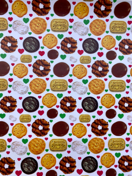 "Cookie Time" Ultra Smooth Faux Leather Sheet - **IMPERFECT**