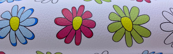 "Wildflower" Textured Faux Leather Sheet