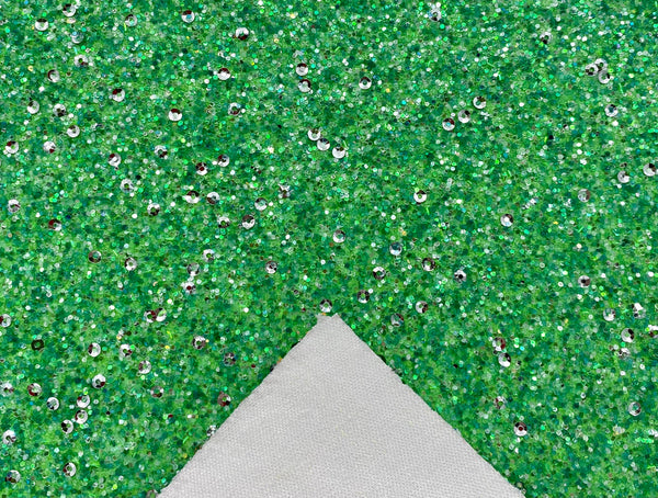 "Garden Green" Bead & Sequin Premium Glitter Sheet