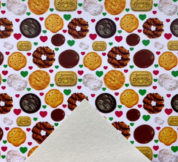 "Cookie Time" Ultra Smooth Faux Leather Sheet - **IMPERFECT**