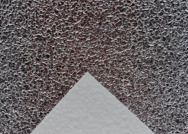 "Metallic Silver" Drywall Textured Faux Leather Sheet