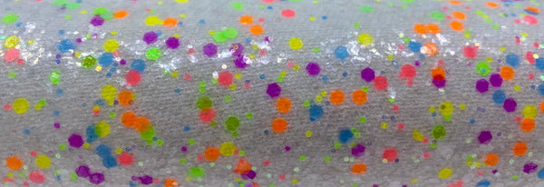 "Neon Confetti" Premium Glitter Sheet