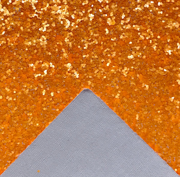 "Bright Orange" Mixed Glitter Sheet