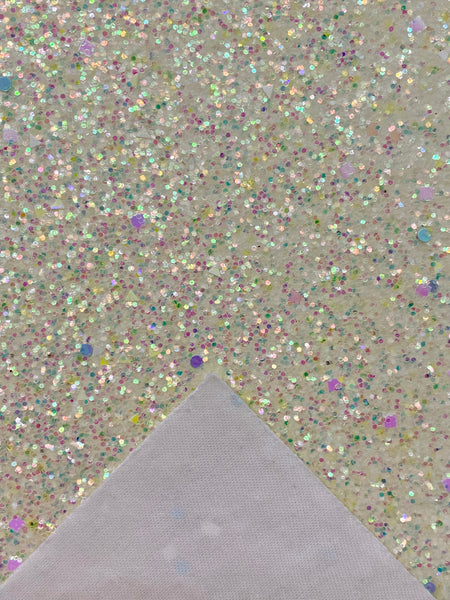 "Iridescent Shapes" Premium Glitter Sheet