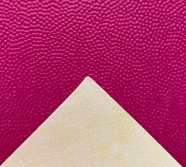 "Starfire Pink" Cobblestone Textured Faux Leather Sheet