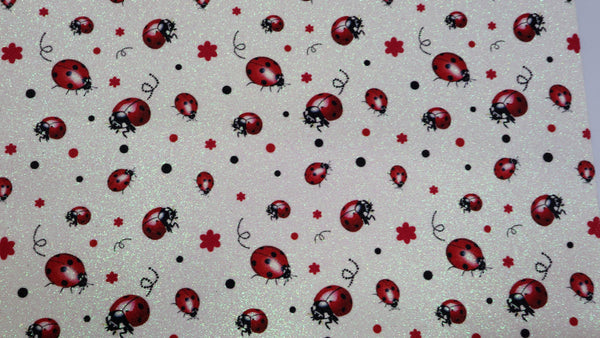 "Ladybug" Fine Glitter Sheet