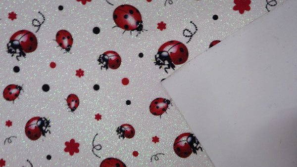 "Ladybug" Fine Glitter Sheet