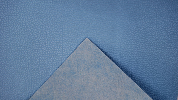 "Light Blue" Pebble Textured Faux Leather sheet