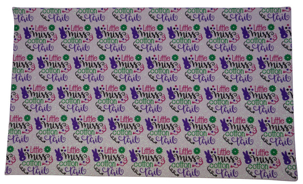 "Little Miss Cotton Tail" Fine Glitter Sheet