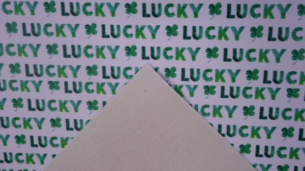 "Lucky" Ultra Smooth Faux Leather Sheet