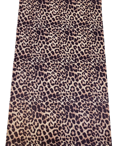 "Muted Leopard" Textured Faux Leather Sheet