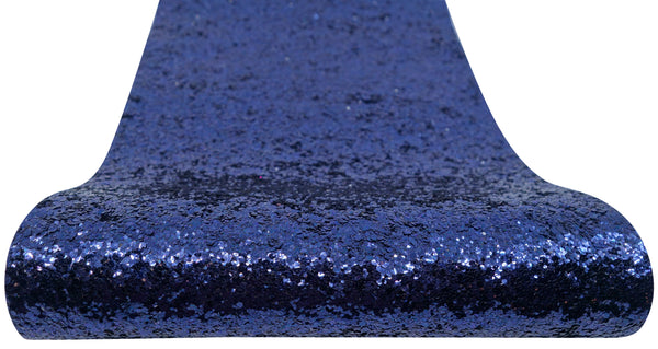 "Navy Blue" Mixed Glitter sheet - *IMPERFECT* - CraftyTrain.com