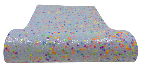 "Neon Confetti" Premium Glitter Sheet