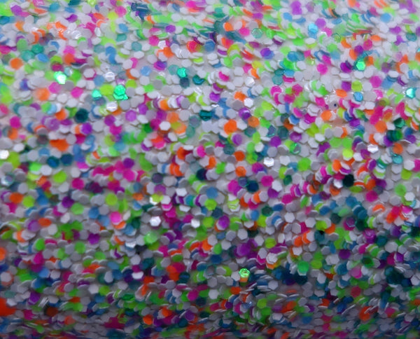 "Neon Explosion" Premium Glitter Sheet