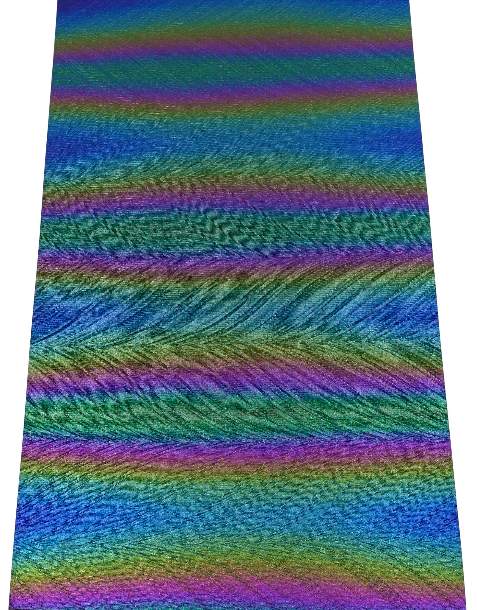 "Oil Slick (Bright)" Brushed Faux Leather sheet