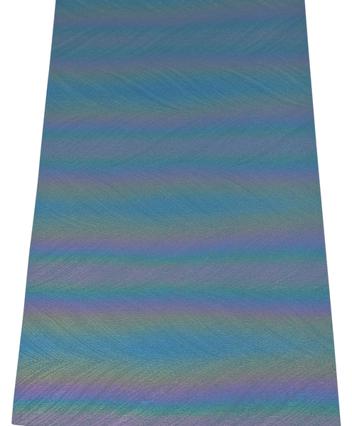 "Oil Slick (Light)" Brushed Faux Leather sheet