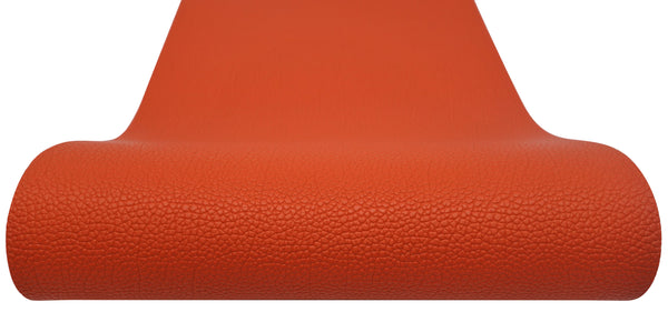 "Orange" Pebble Textured Faux Leather sheet