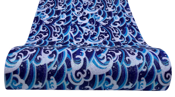 "Ocean Waves" Fine Glitter Sheet