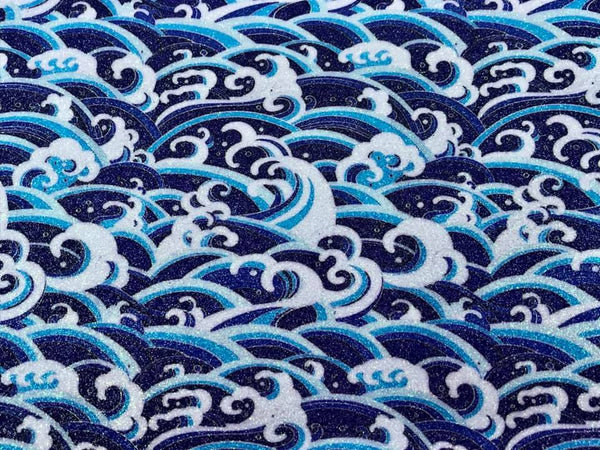 "Ocean Waves" Fine Glitter Sheet