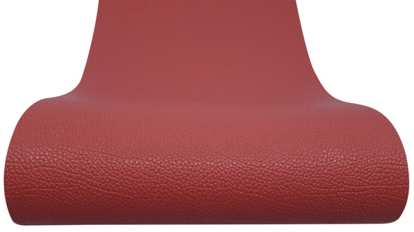 "Peach Coral" Textured Faux Leather sheet - CraftyTrain.com