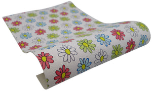 "Petite Wildflower" Textured Faux Leather sheet