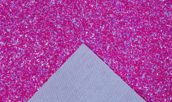 "Hot Pink & White" Premium Glitter Sheet