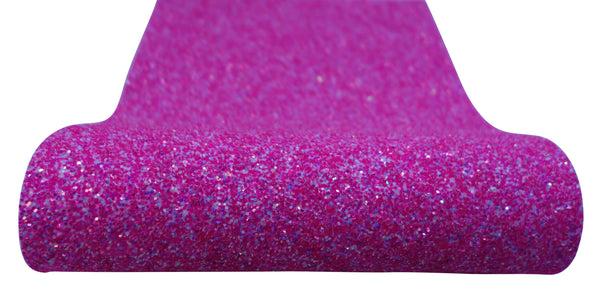 "Hot Pink & White" Premium Glitter Sheet