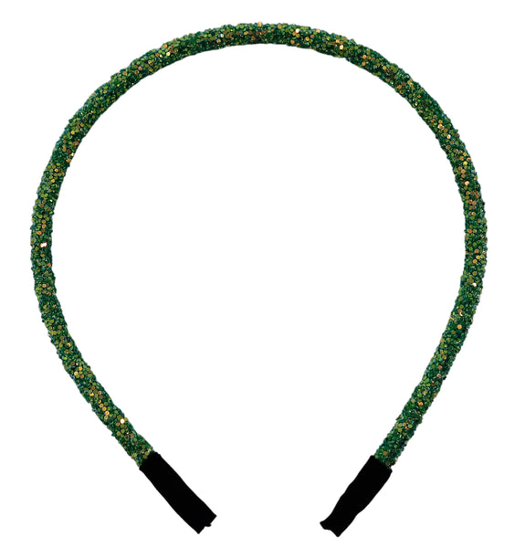 "Pumpkin Patch Green" Glitter Headband