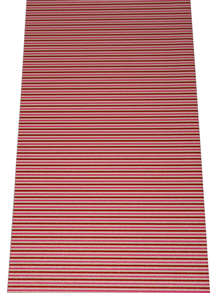 "Pink, Red & White Stripes" Fine Glitter sheet