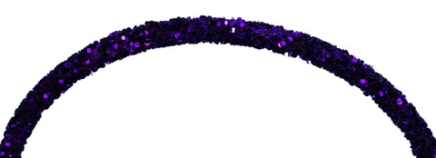 "Dark Purple" Glitter Headband