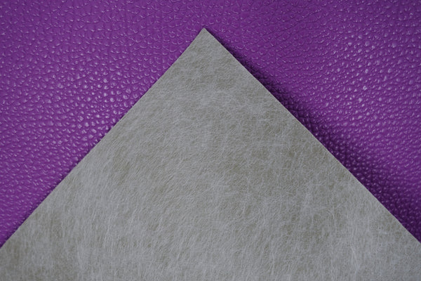 "Purple" Pebble Textured Faux Leather sheet - CraftyTrain.com