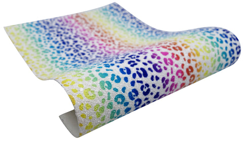 "Rainbow Animal Print" Premium Glitter sheet