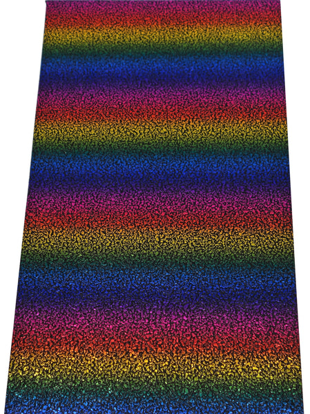 "Rainbow" Crackle Faux Leather sheet