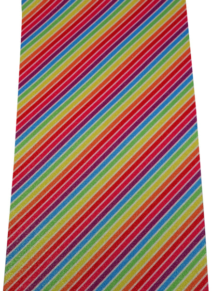 "Rainbow Slanted Stripes" Fine Glitter sheet