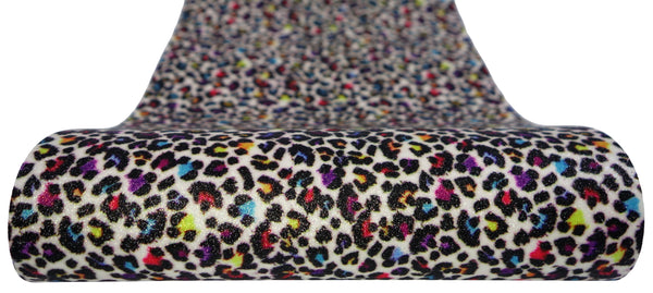 "Colorful Leopard" Fine Glitter Sheet