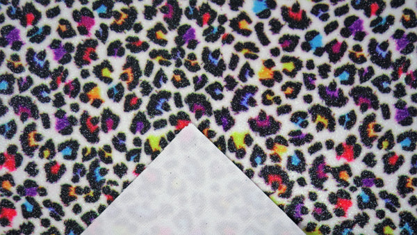 "Colorful Leopard" Fine Glitter Sheet